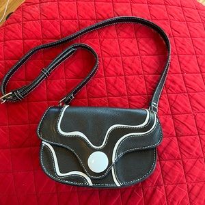 John Fluevog leather Saddle bag